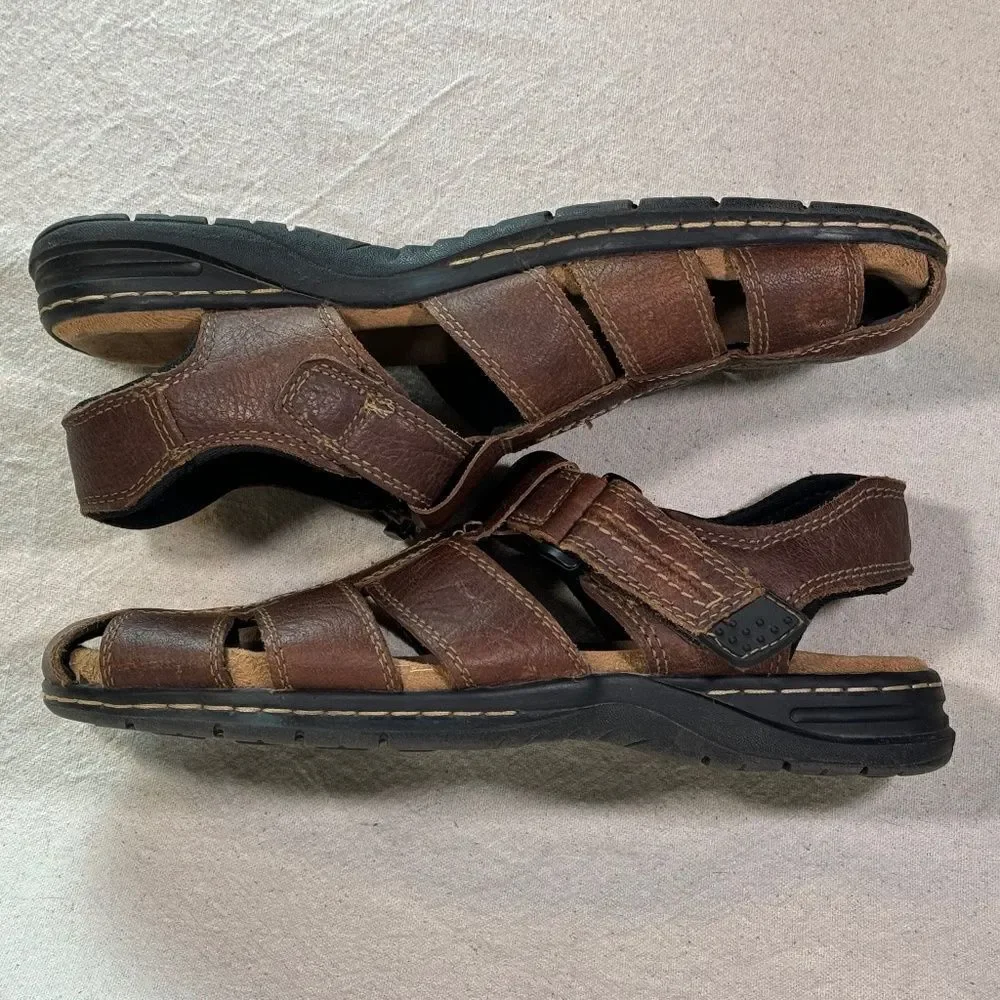 Dr. Scholl's 'Camden' Closed Toe Fisherman Sandals Mens Size 10M